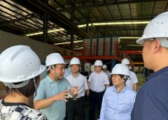 熱烈歡迎新余市水利局局長(zhǎng)謝海峰一行領(lǐng)導(dǎo)蒞臨我司參觀指導(dǎo)！